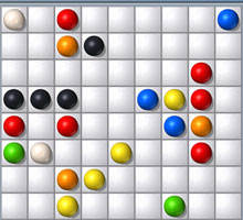 Jeu de lignes colorées